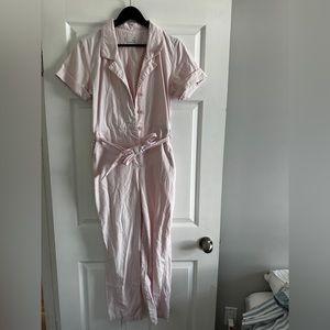 Baby Pink Utility Jumpsuit